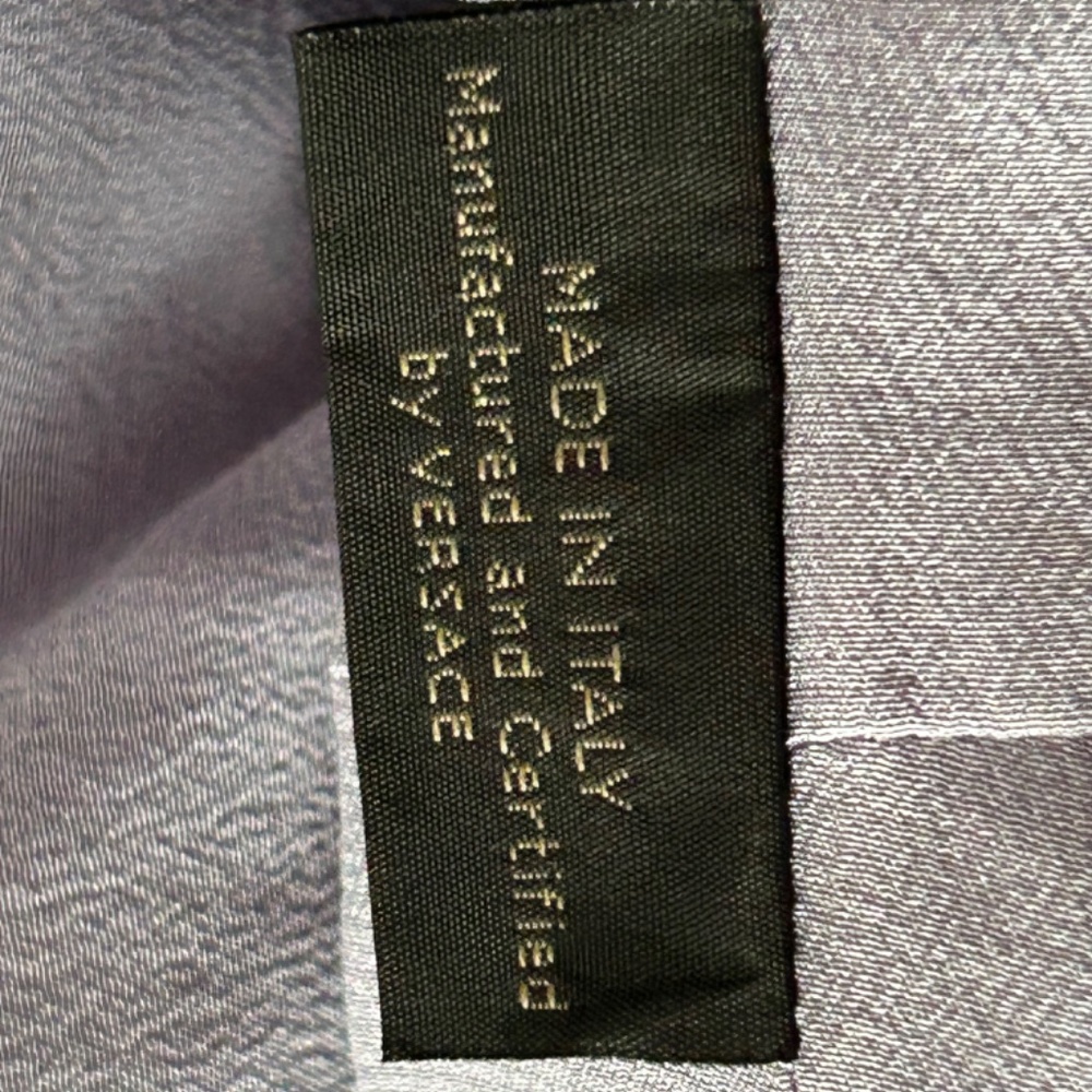 Versace Lilac Floral Raffia Corset Dress with Flounce Skirt, Size 44 - US 8 - Picture 16 of 16